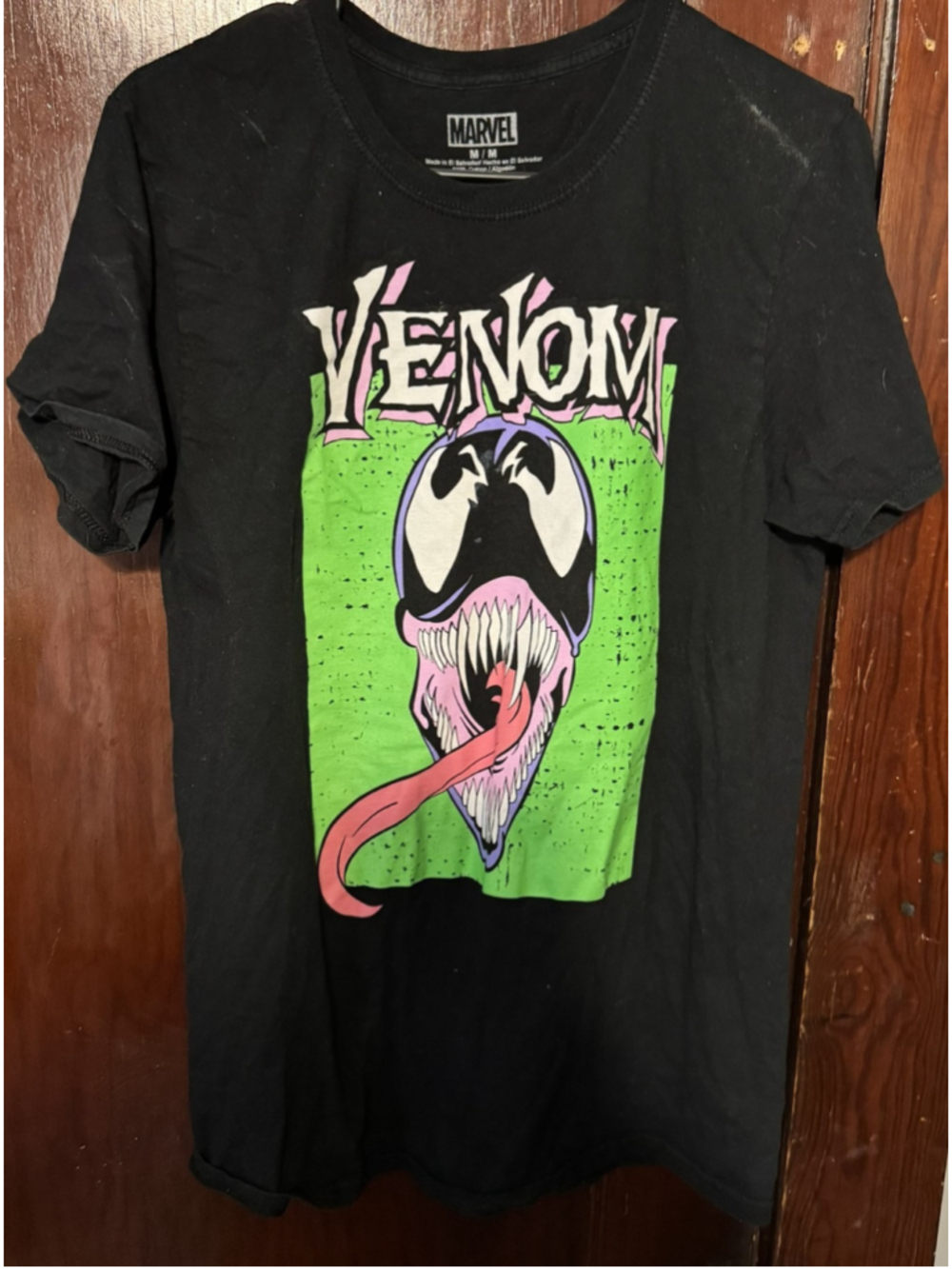 Venom Comic Book Marvel S/S Tee shirt Men's Size M Black